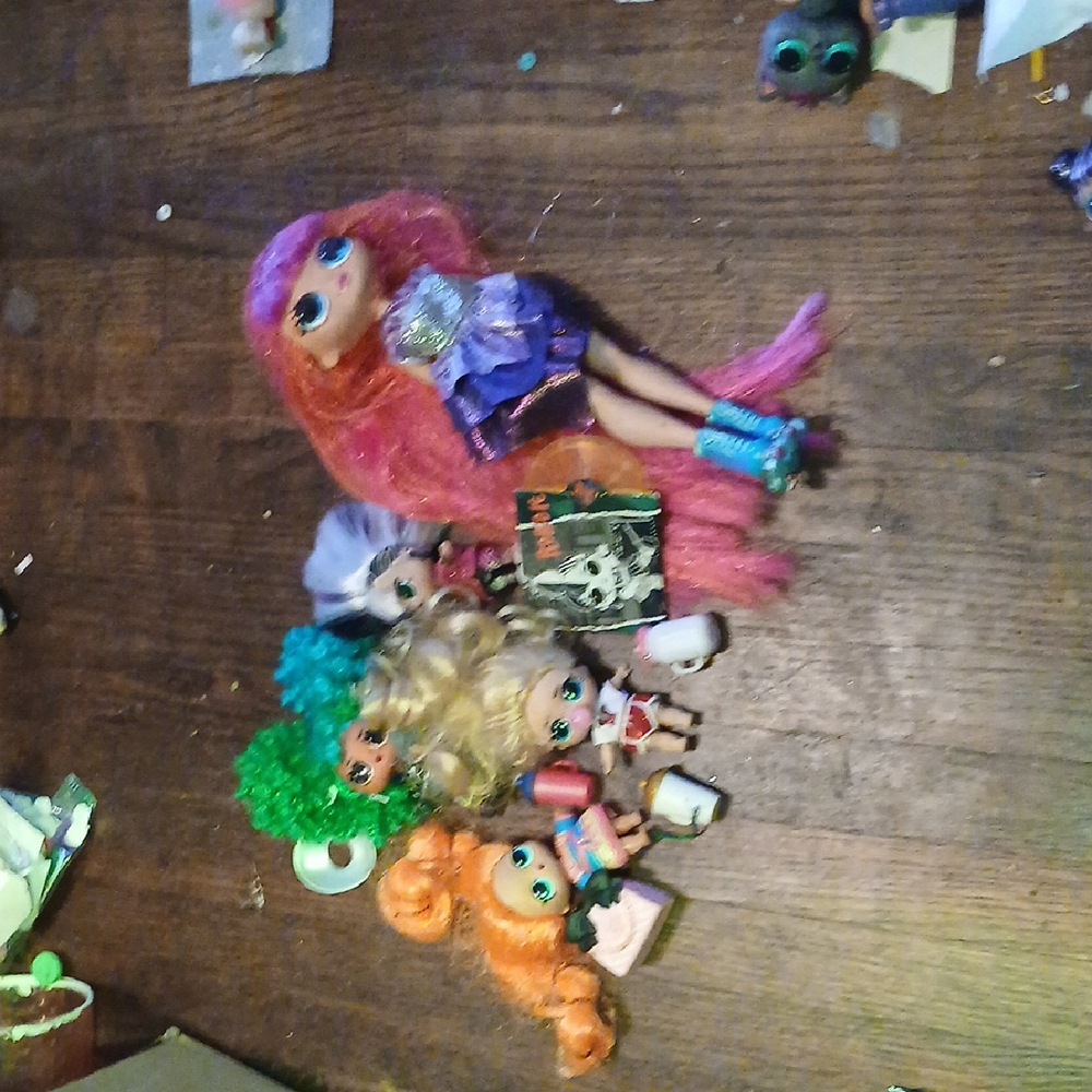 L.O.L. Surprise! Dolls with Pink, Orange, and Green Hair
